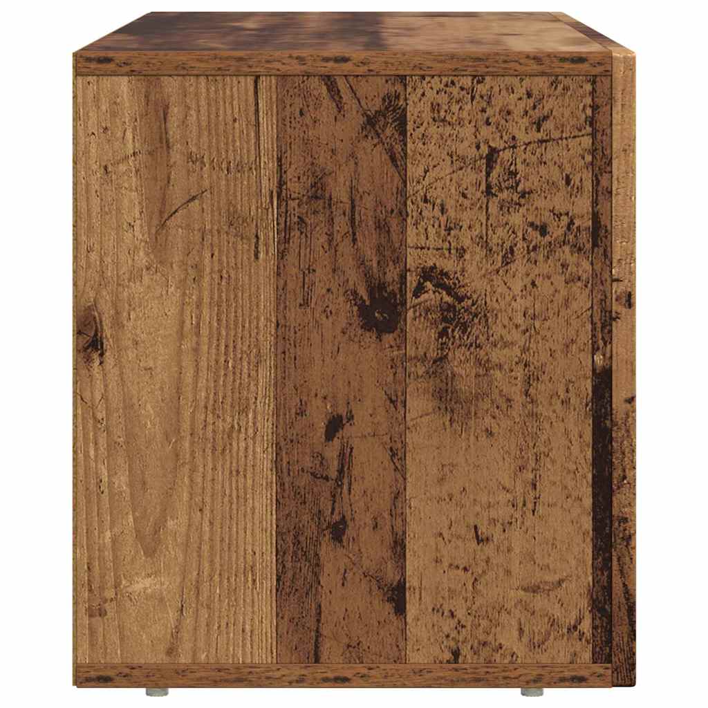TV-kast Oudhout 80 x 35 x 40 cm Bewerkt hout