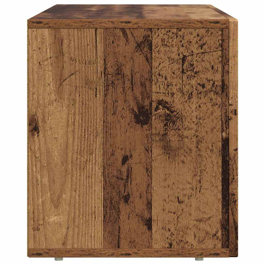 TV-kast Oudhout 80 x 35 x 40 cm Bewerkt hout