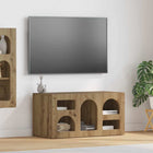 TV Cabinet Artisan Oak 80 x 35 x 40 cm Engineered Wood