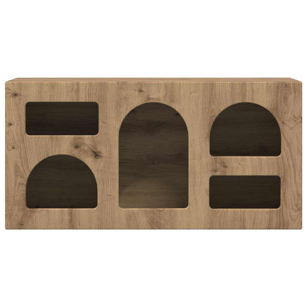 TV-kast Artisan Eiken 80 x 35 x 40 cm Bewerkt hout