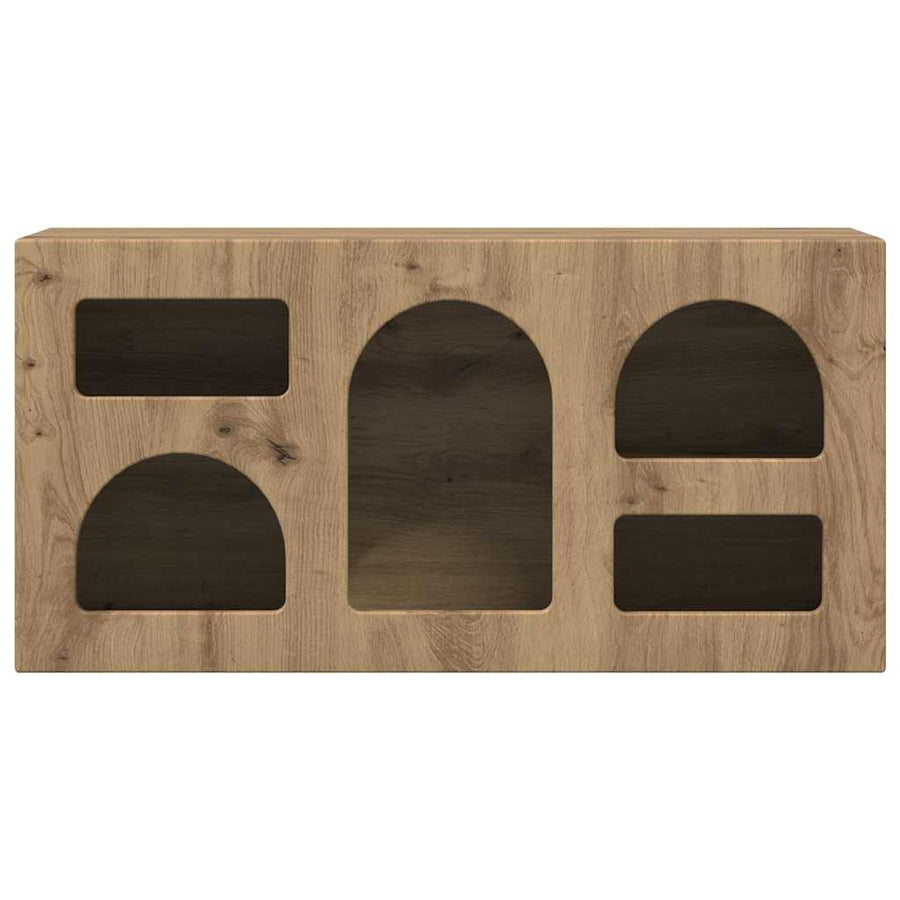 TV-kast Artisan Eiken 80 x 35 x 40 cm Bewerkt hout