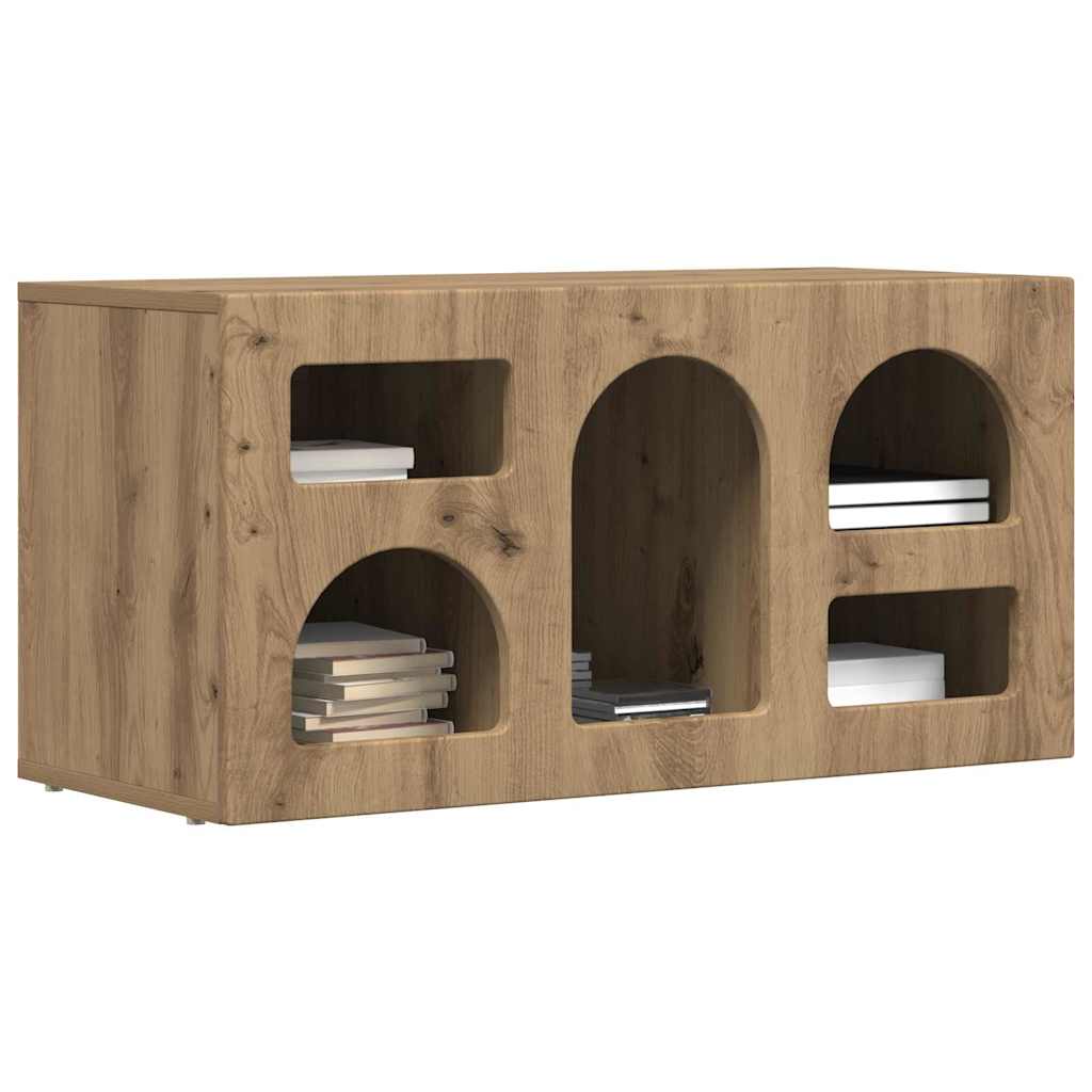TV-kast Artisan Eiken 80 x 35 x 40 cm Bewerkt hout