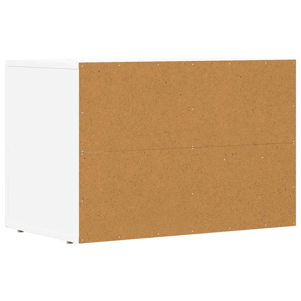 TV-kast Wit 60 x 35 x 40 cm Bewerkt hout