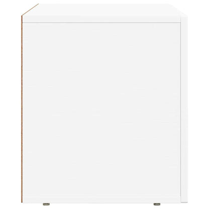 TV-kast Wit 60 x 35 x 40 cm Bewerkt hout
