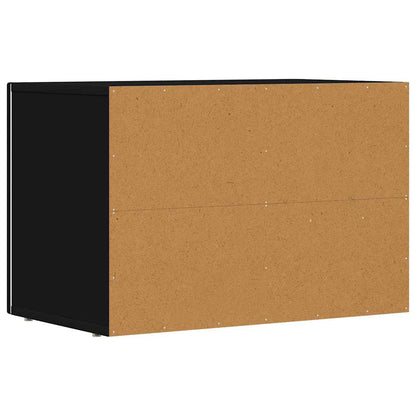 TV-kast Zwart 60 x 35 x 40 cm Bewerkt hout