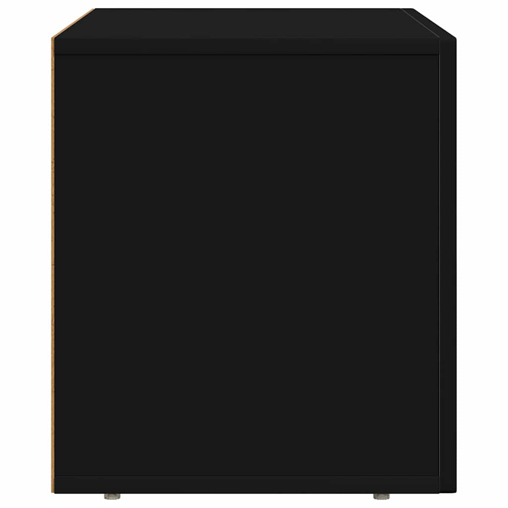 TV-kast Zwart 60 x 35 x 40 cm Bewerkt hout