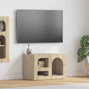 Tv-kast 60x35x40 cm sonoma eiken bewerkt hout