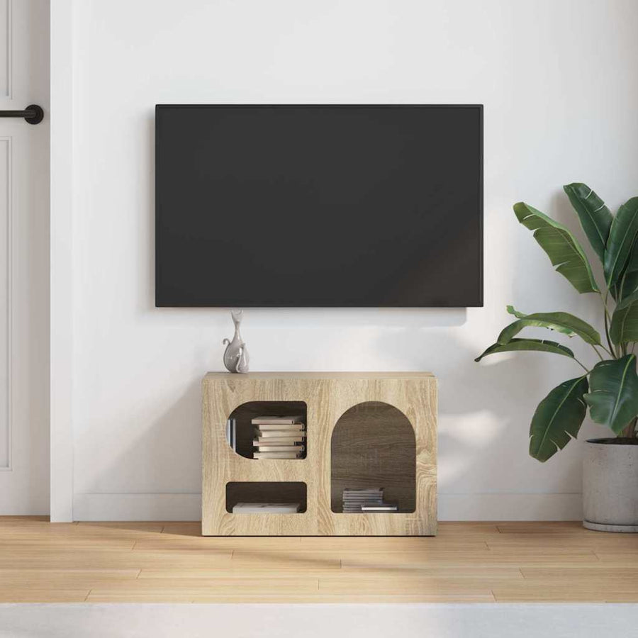 TV-kast Sonoma Eiken 60 x 35 x 40 cm Bewerkt hout