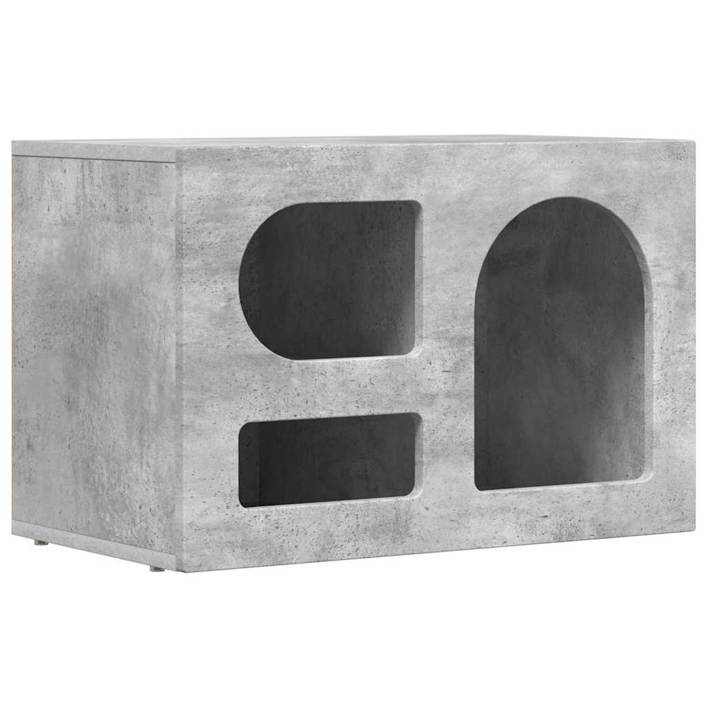 TV-kast Beton Grijs 60 x 35 x 40 cm Bewerkt hout