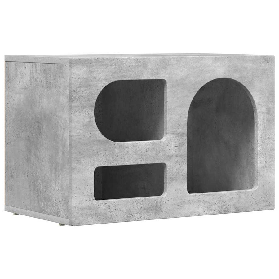 TV-kast Beton Grijs 60 x 35 x 40 cm Bewerkt hout