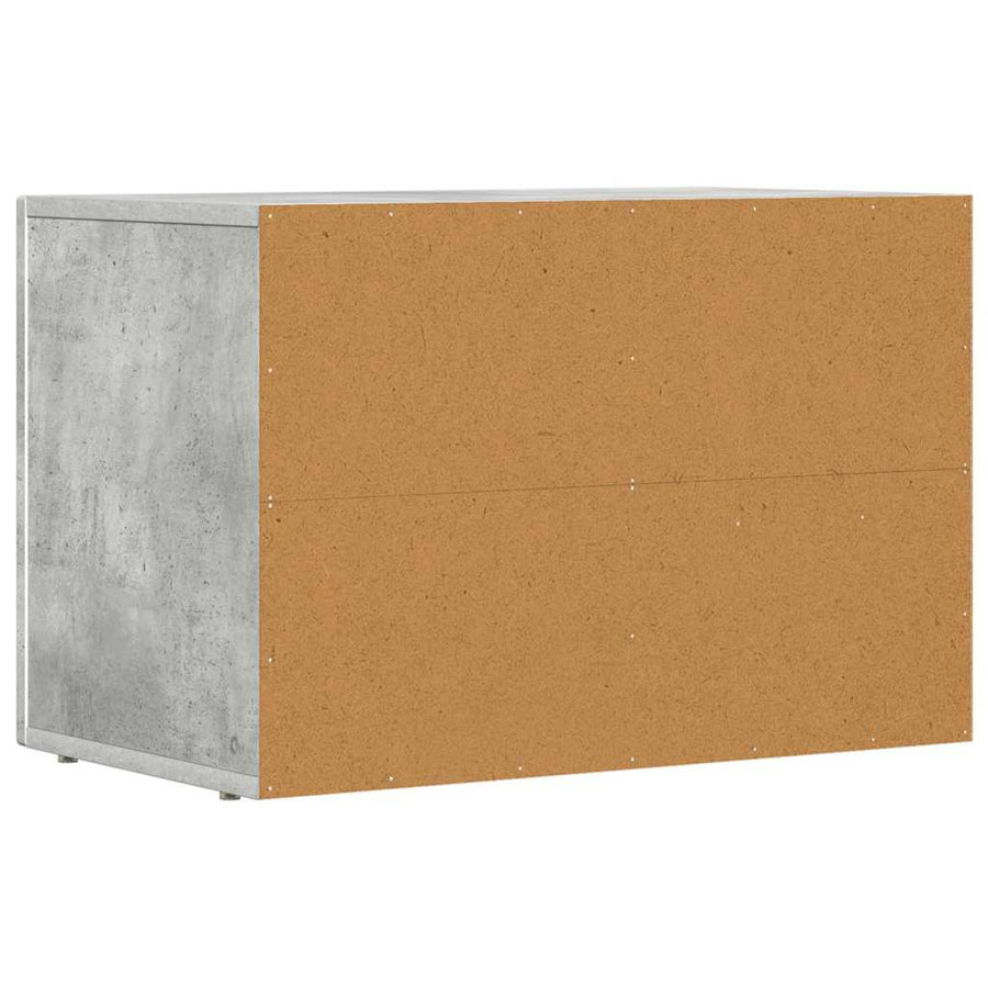 TV-kast Beton Grijs 60 x 35 x 40 cm Bewerkt hout