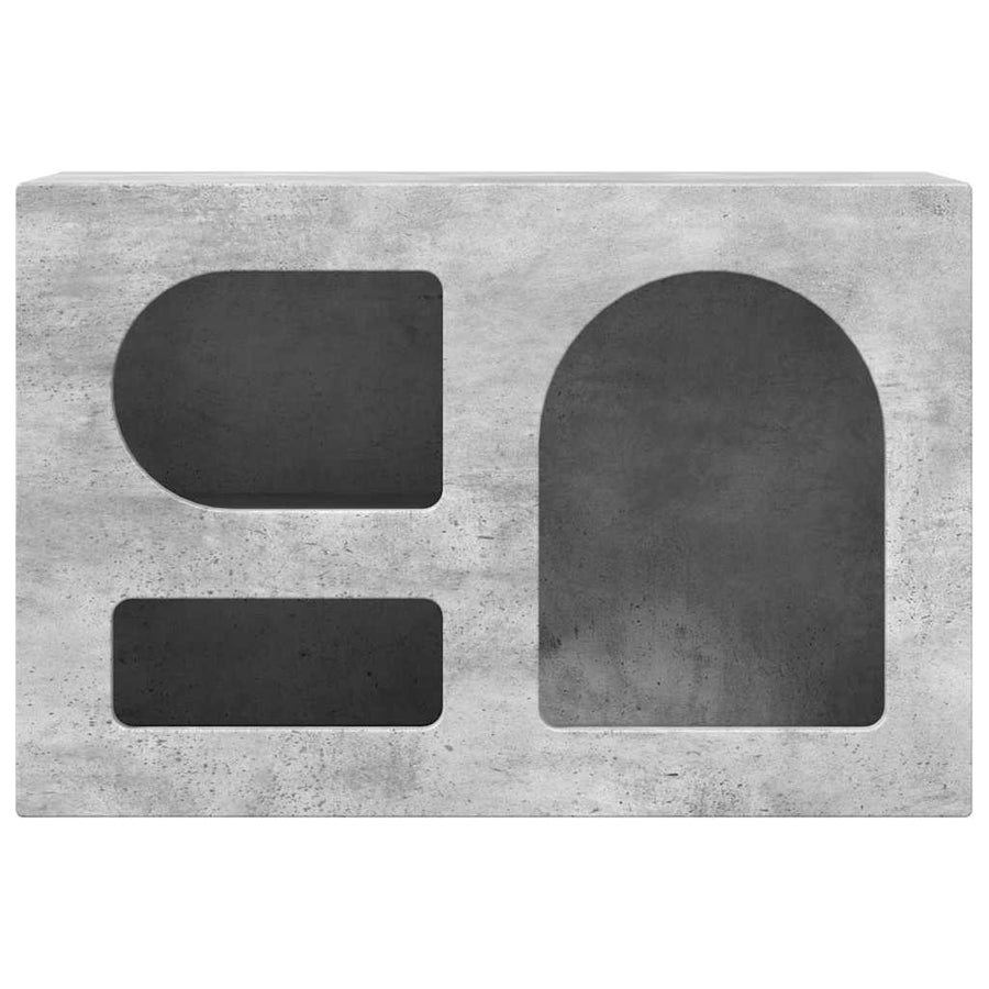 TV-kast Beton Grijs 60 x 35 x 40 cm Bewerkt hout