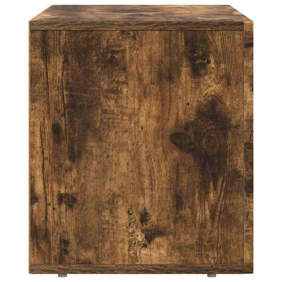 TV-kast Gerookt eiken 60 x 35 x 40 cm Bewerkt hout