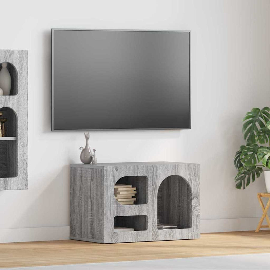 TV-kast Grijs Sonoma 60 x 35 x 40 cm Bewerkt hout