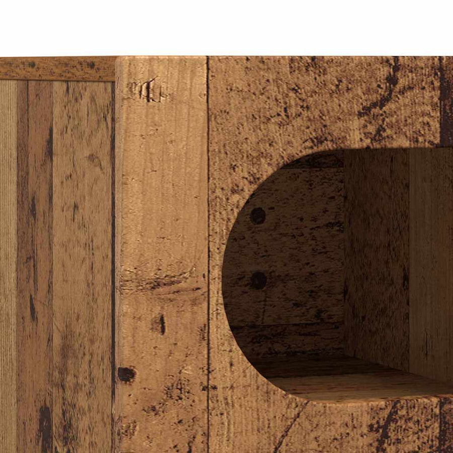 TV-kast Oudhout 60 x 35 x 40 cm Bewerkt hout