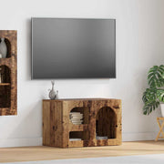 TV-kast 60x35x40 cm bewerkt hout oudhout