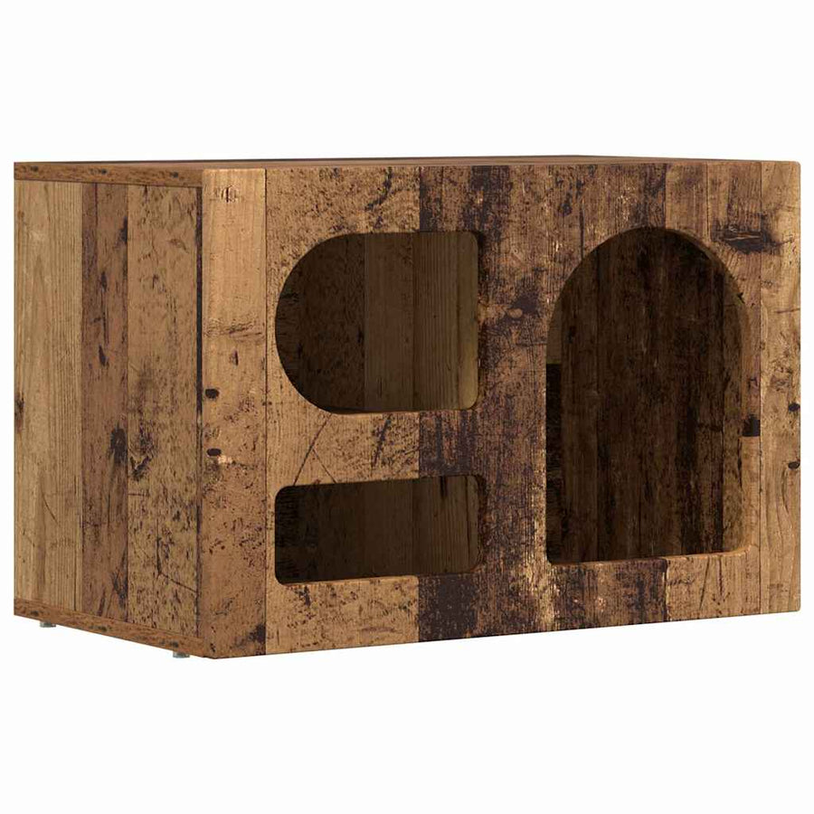 TV-kast Oudhout 60 x 35 x 40 cm Bewerkt hout