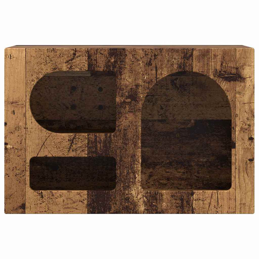 TV-kast Oudhout 60 x 35 x 40 cm Bewerkt hout