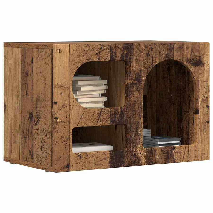 TV-kast Oudhout 60 x 35 x 40 cm Bewerkt hout