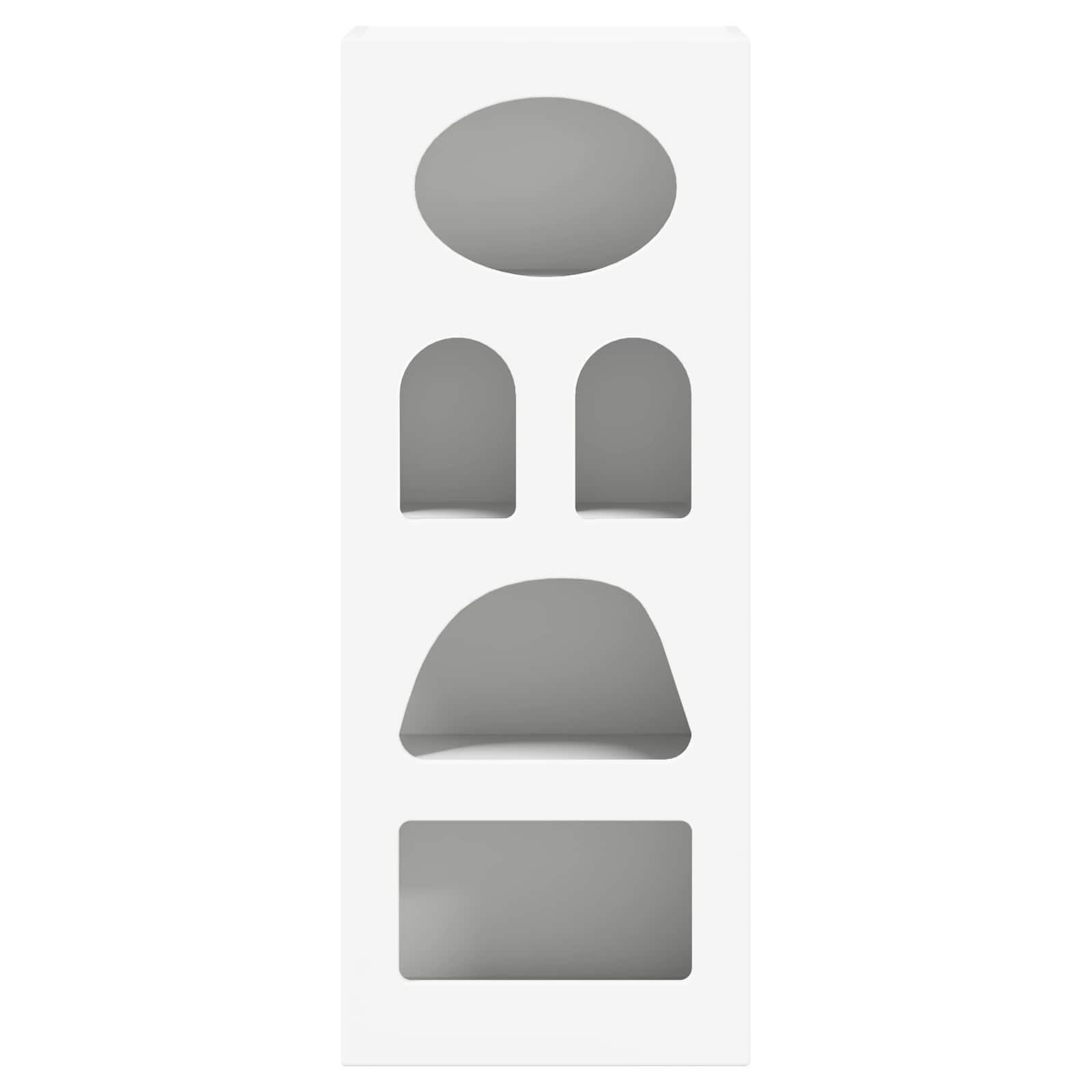 Dressoir Wit 40 x 35 x 100,5 cm Bewerkt hout
