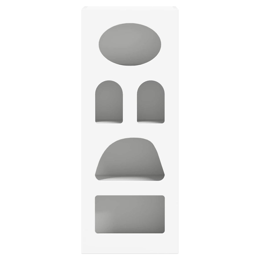 Dressoir Wit 40 x 35 x 100,5 cm Bewerkt hout