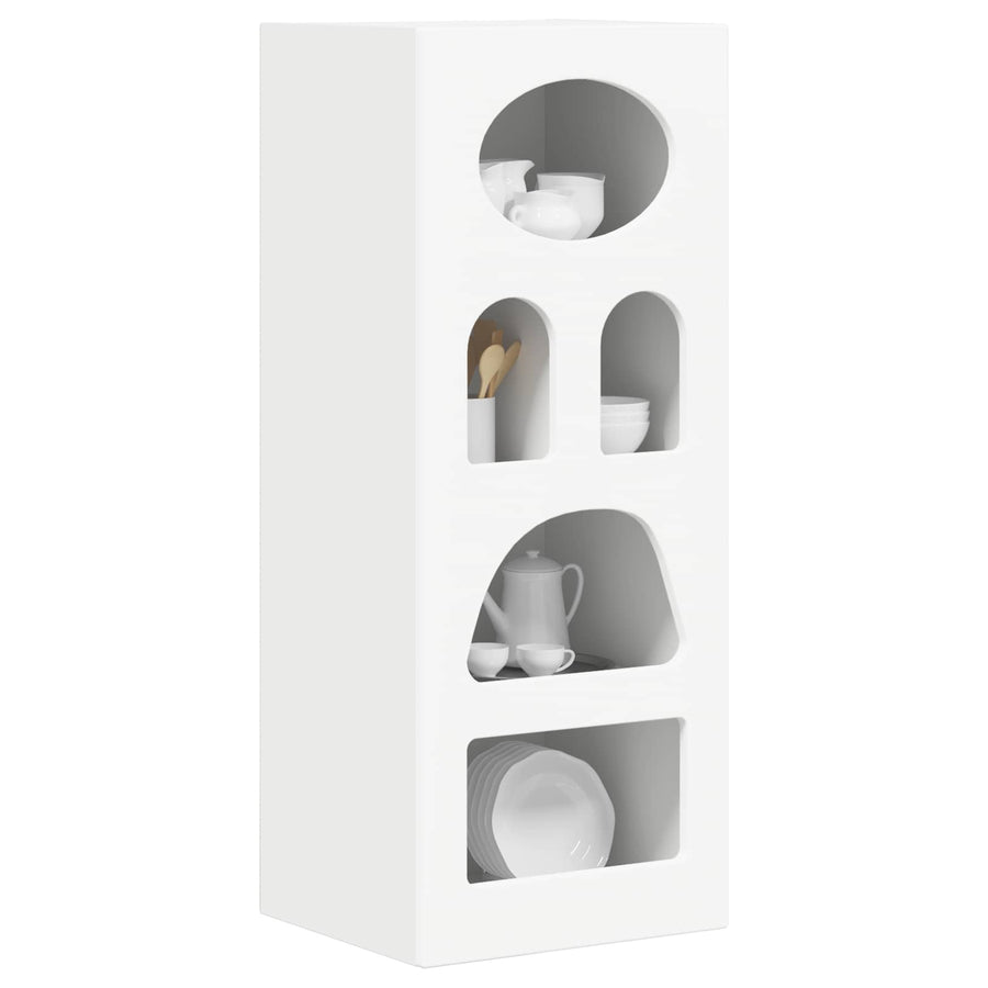 Dressoir Wit 40 x 35 x 100,5 cm Bewerkt hout
