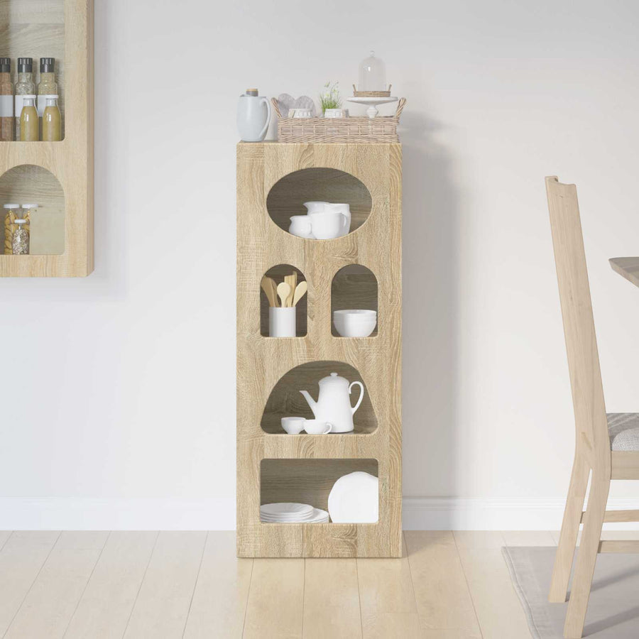 Dressoir Sonoma Eiken 40 x 35 x 100,5 cm Bewerkt hout