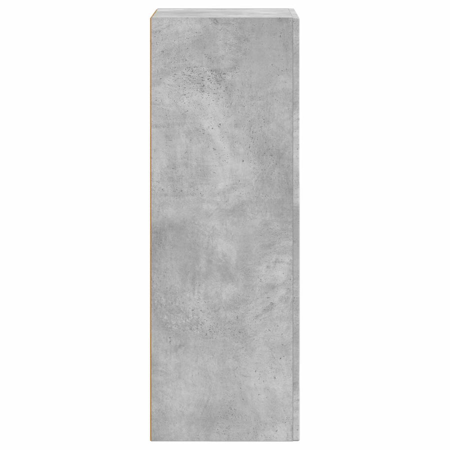 Dressoir Beton Grijs 40 x 35 x 100,5 cm Bewerkt hout