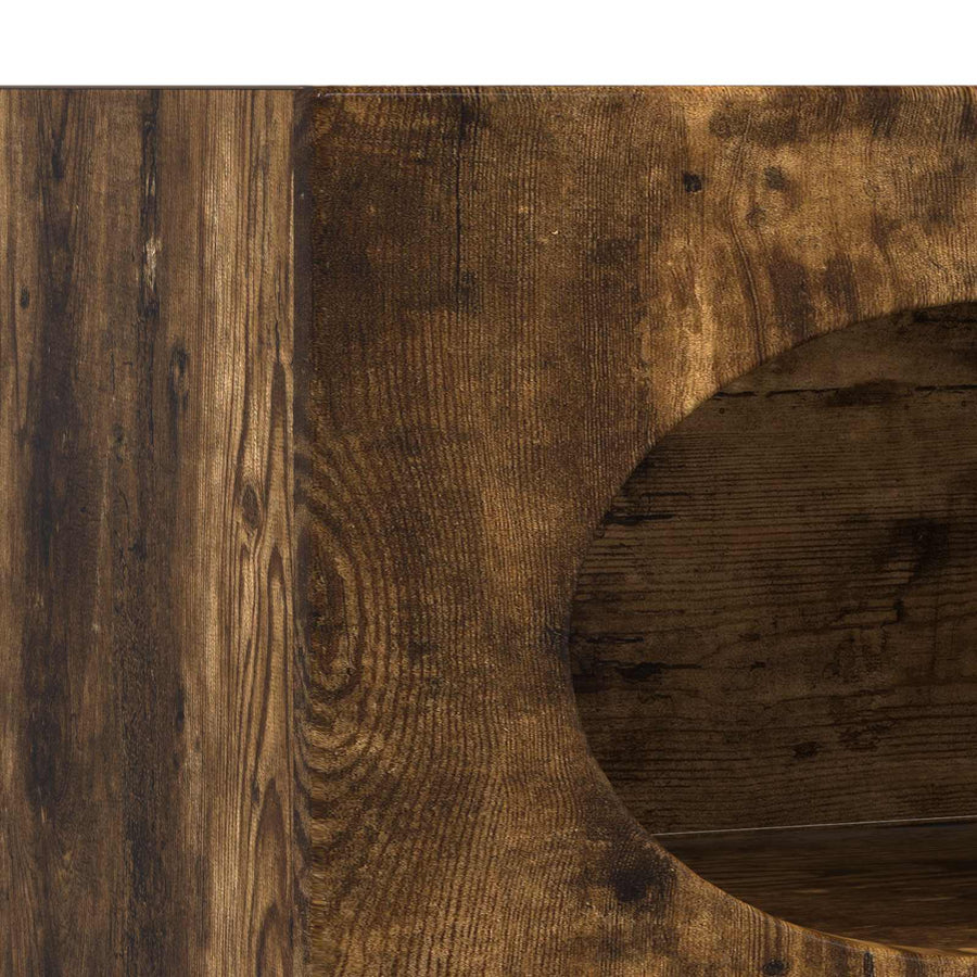 Dressoir Gerookt eiken 40 x 35 x 100,5 cm Bewerkt hout