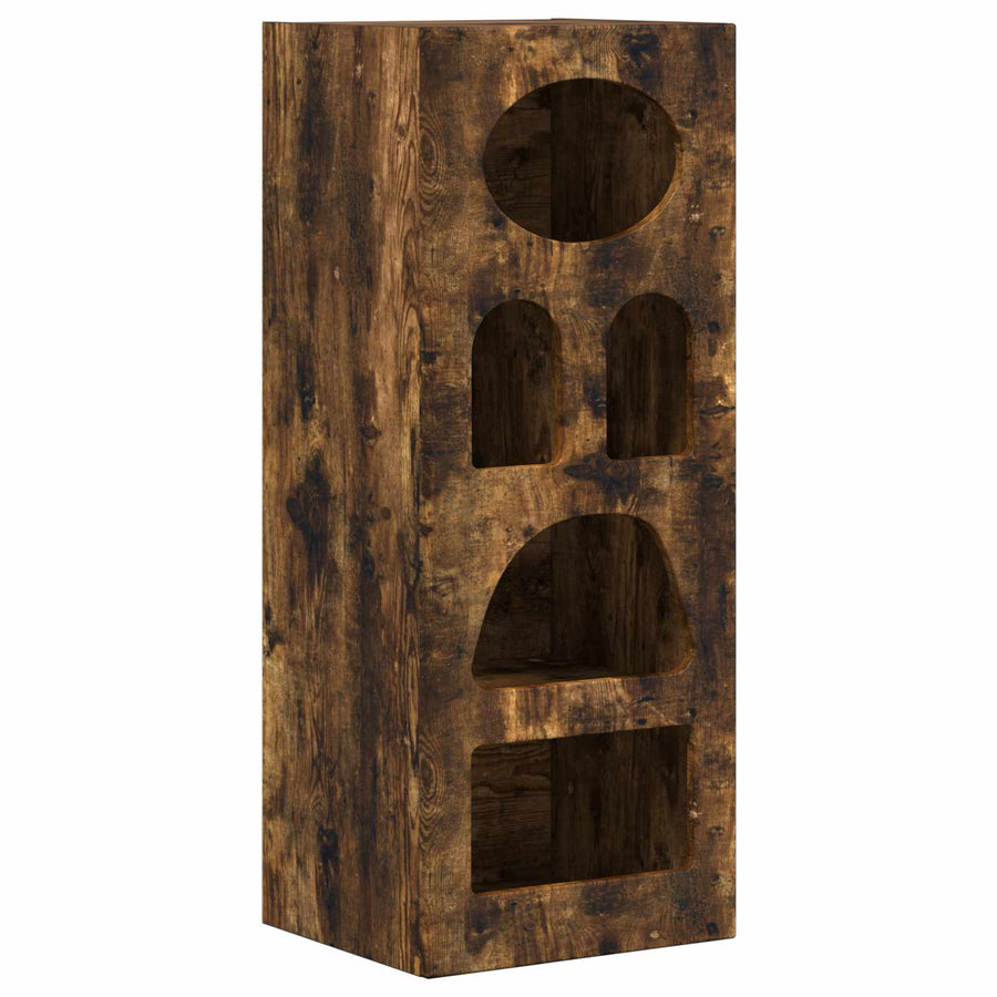 Dressoir Gerookt eiken 40 x 35 x 100,5 cm Bewerkt hout