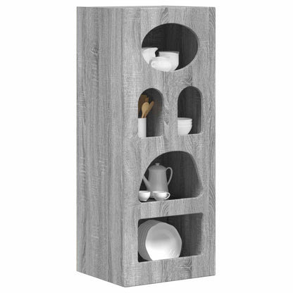 Dressoir Grijs Sonoma 40 x 35 x 100,5 cm Bewerkt hout