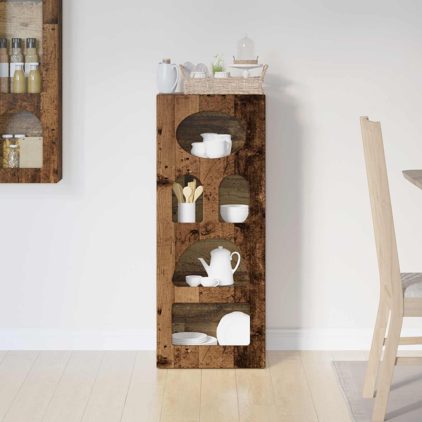 Dressoir Oudhout 40 x 35 x 100,5 cm Bewerkt hout