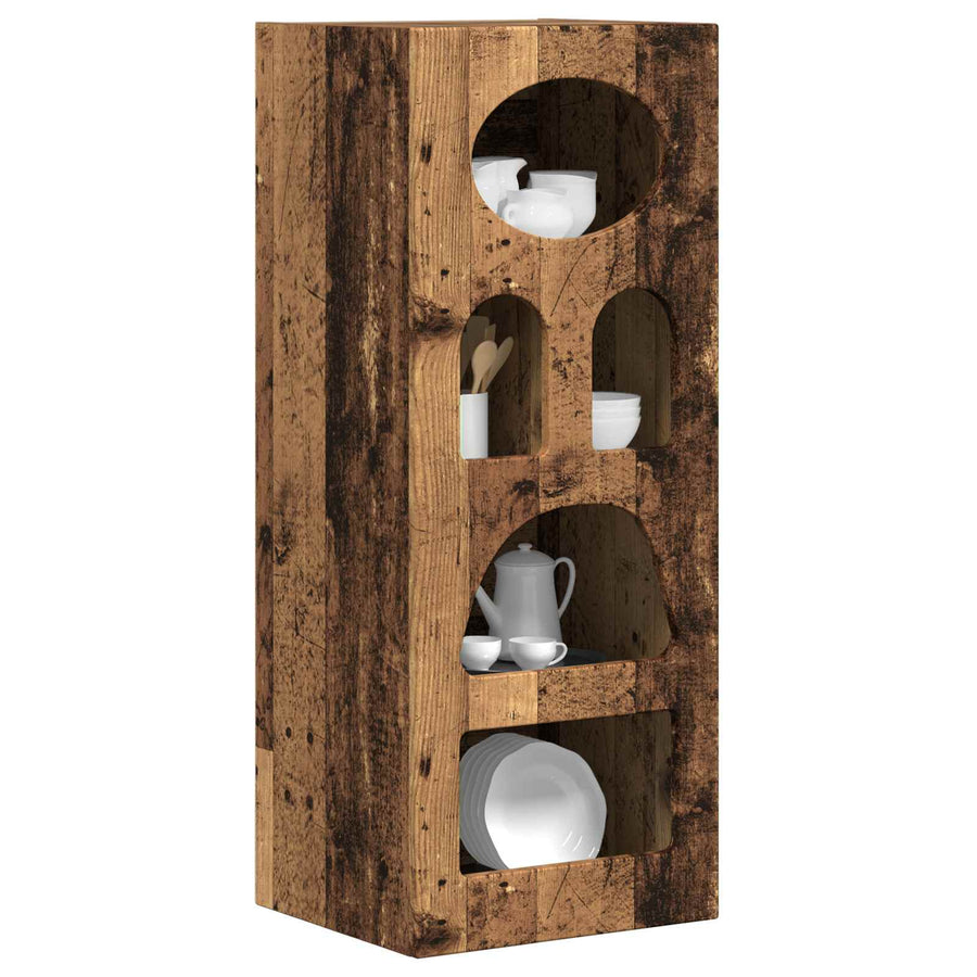 Dressoir Oudhout 40 x 35 x 100,5 cm Bewerkt hout