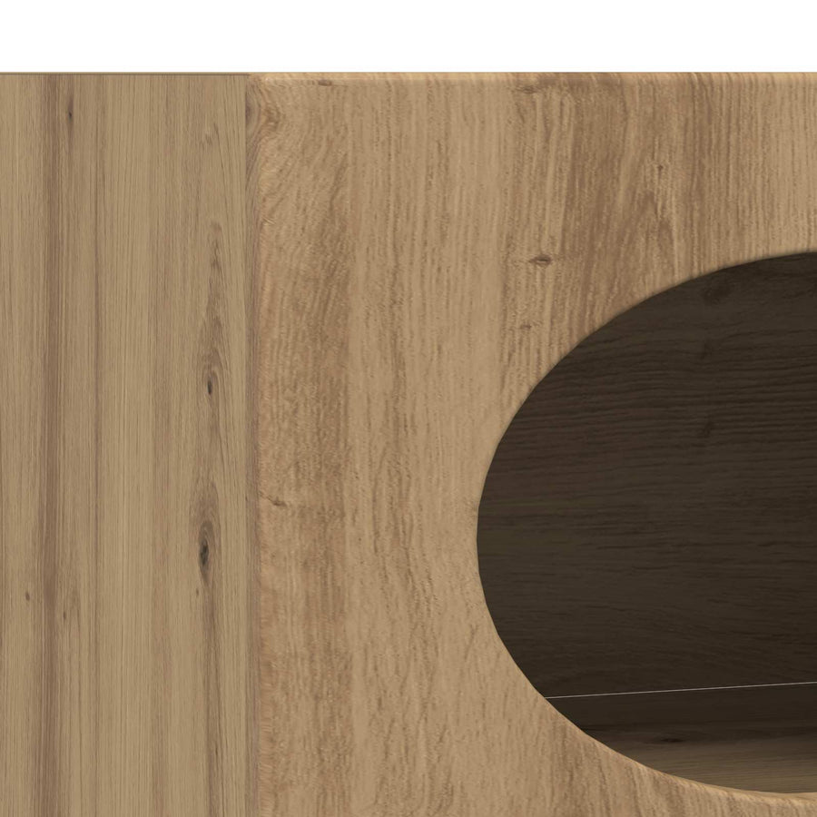 Dressoir Artisan Eiken 40 x 35 x 100,5 cm Bewerkt hout