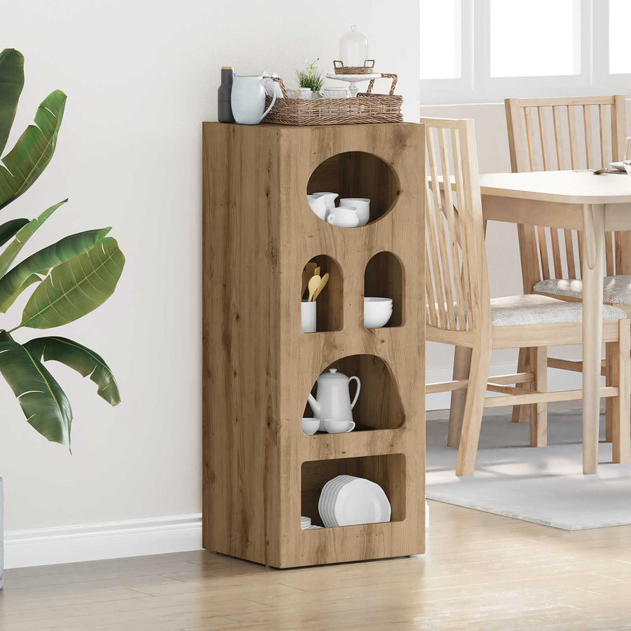 Dressoir Artisan Eiken 40 x 35 x 100,5 cm Bewerkt hout