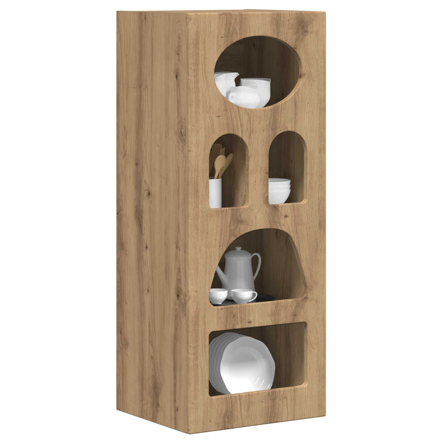 Dressoir Artisan Eiken 40 x 35 x 100,5 cm Bewerkt hout