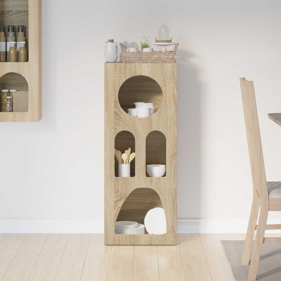 Dressoir Sonoma Eiken 40 x 35 x 100,5 cm Bewerkt hout