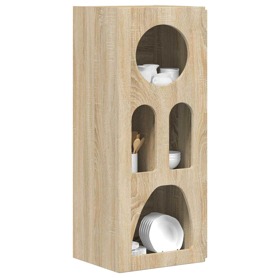 Dressoir Sonoma Eiken 40 x 35 x 100,5 cm Bewerkt hout