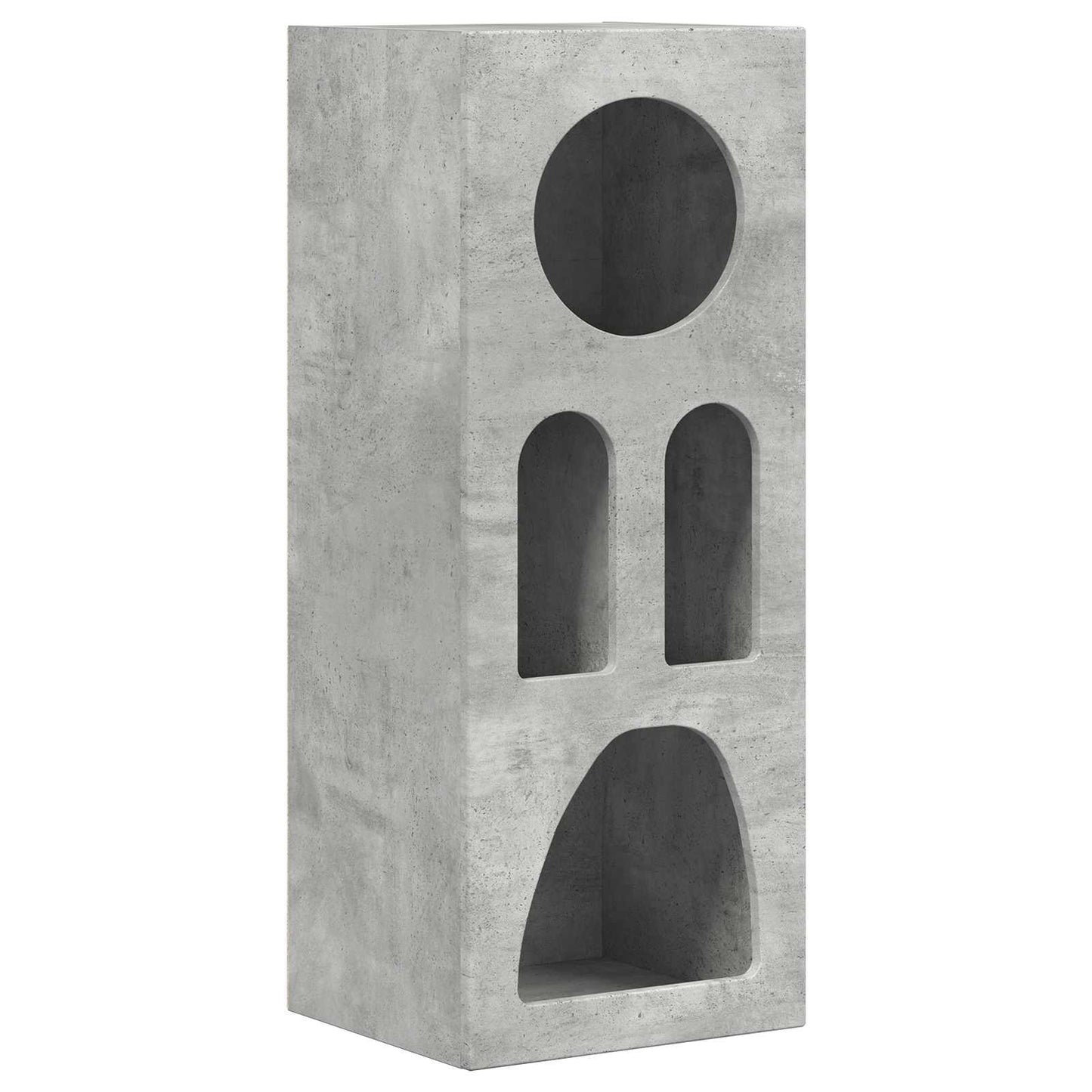 Dressoir Beton Grijs 40 x 35 x 100,5 cm Bewerkt hout