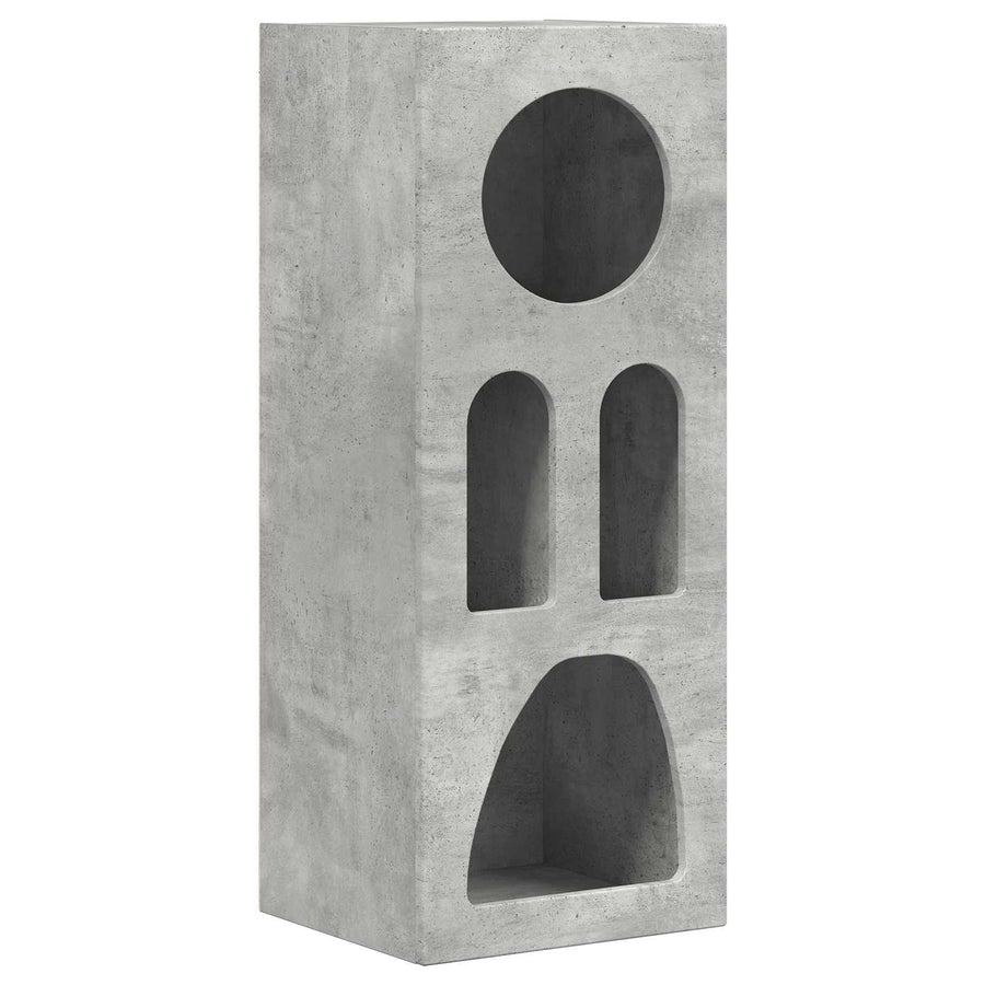 Dressoir Beton Grijs 40 x 35 x 100,5 cm Bewerkt hout