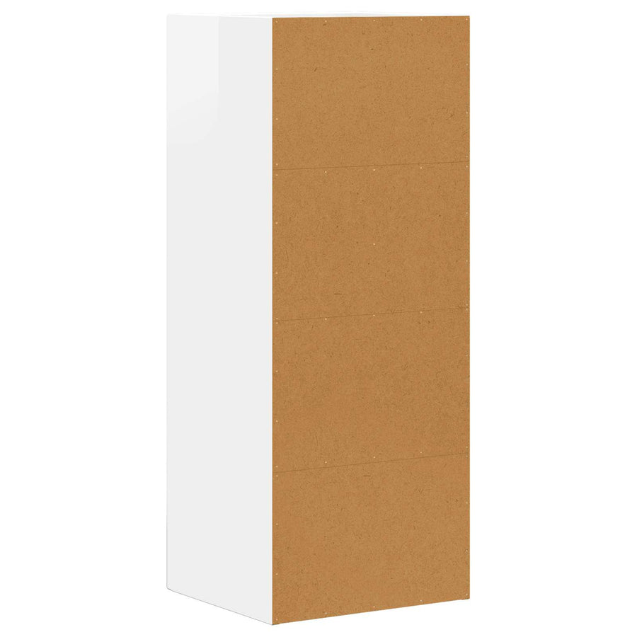 Dressoir Hoogglans wit 40 x 35 x 100,5 cm Bewerkt hout