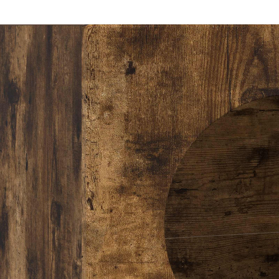 Dressoir Gerookt eiken 40 x 35 x 100,5 cm Bewerkt hout