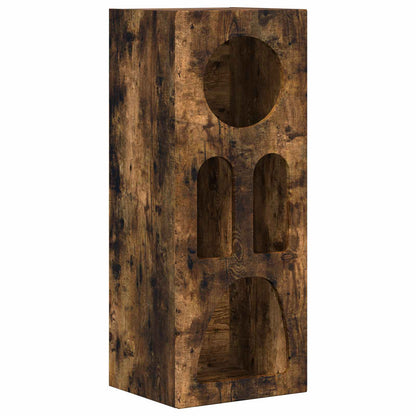 Dressoir Gerookt eiken 40 x 35 x 100,5 cm Bewerkt hout