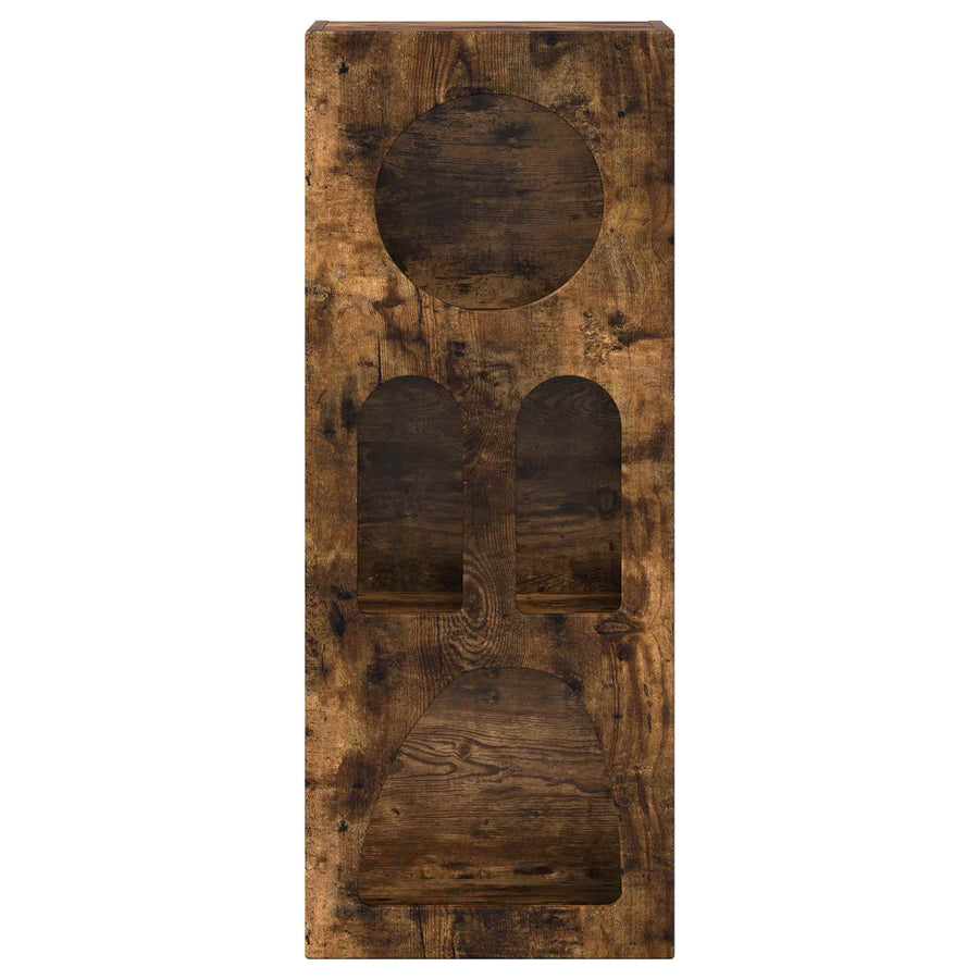 Dressoir Gerookt eiken 40 x 35 x 100,5 cm Bewerkt hout