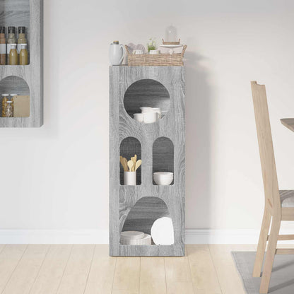 Dressoir Grijs Sonoma 40 x 35 x 100,5 cm Bewerkt hout