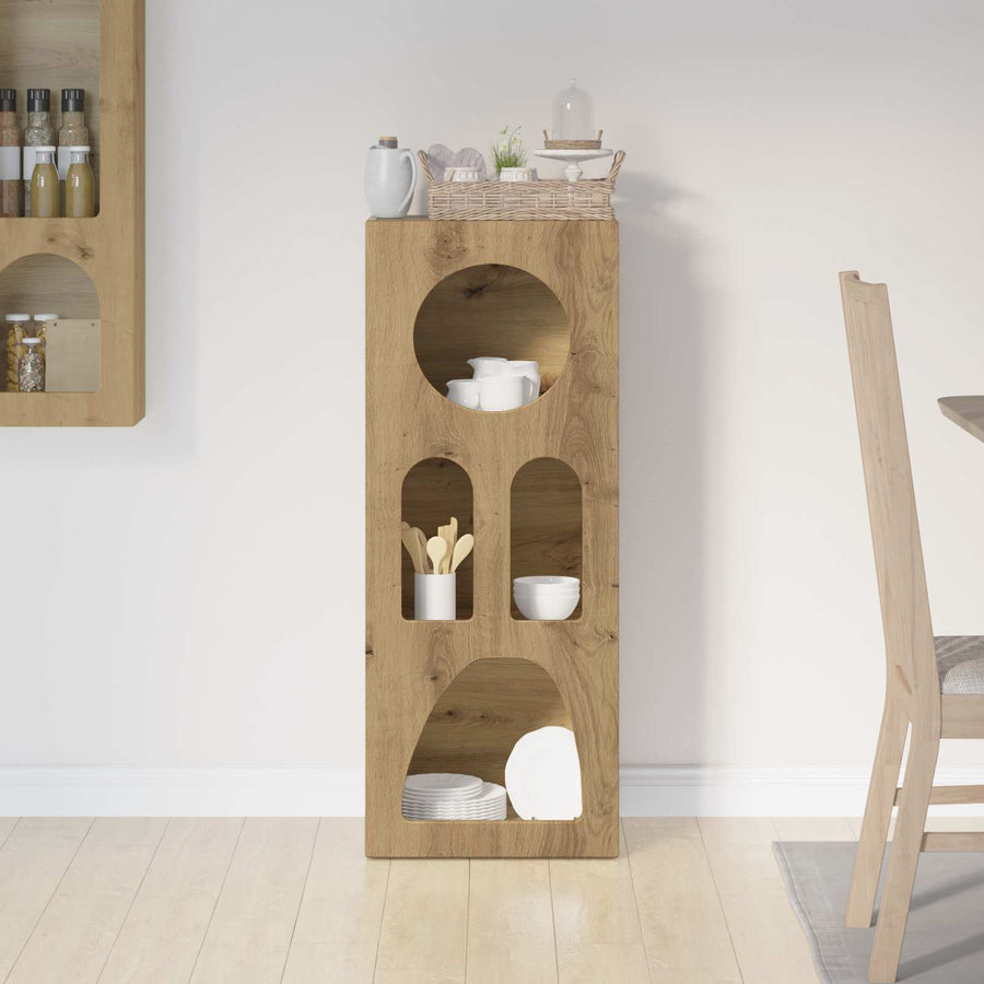 Dressoir Artisan Eiken 40 x 35 x 100,5 cm Bewerkt hout