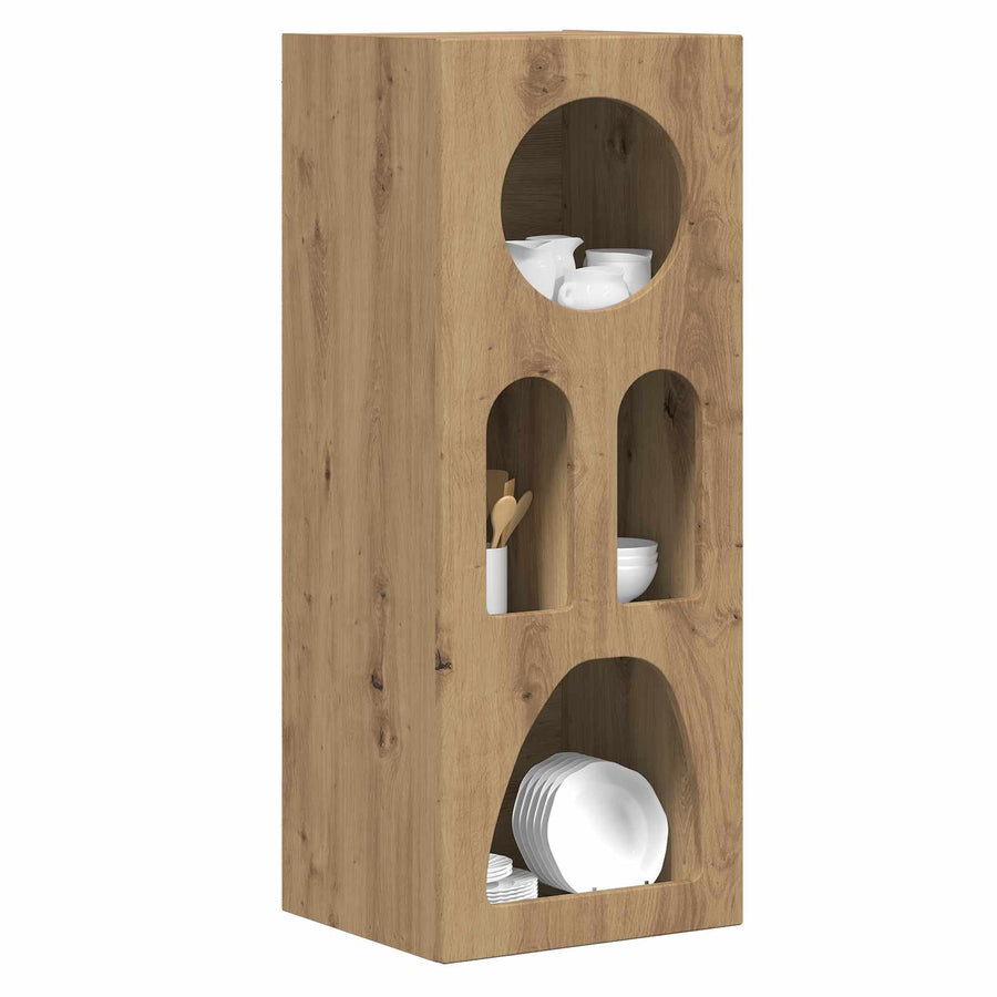Dressoir Artisan Eiken 40 x 35 x 100,5 cm Bewerkt hout