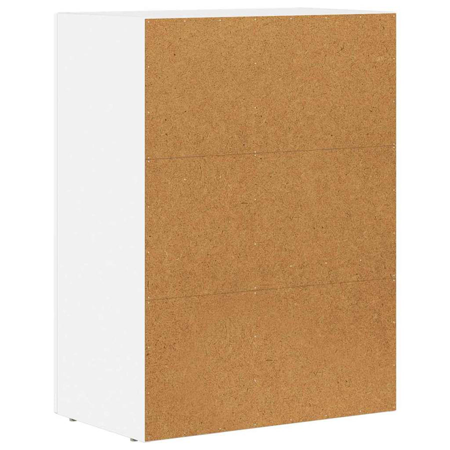 Dressoir Wit 59 x 35 x 80.5 cm Bewerkt hout