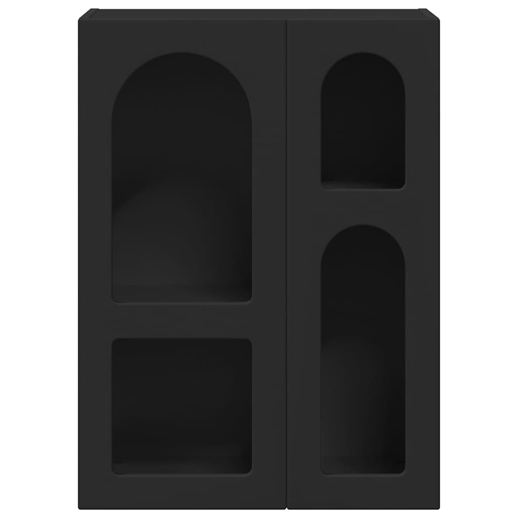 Dressoir Zwart 59 x 35 x 80.5 cm Bewerkt hout