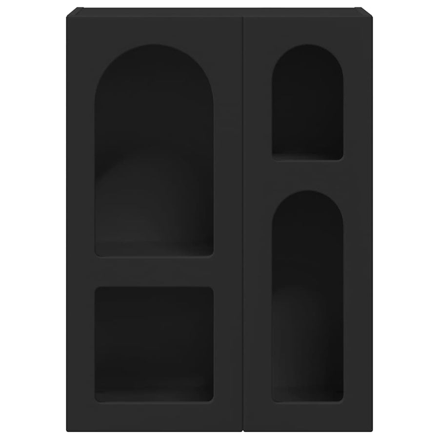 Dressoir Zwart 59 x 35 x 80.5 cm Bewerkt hout